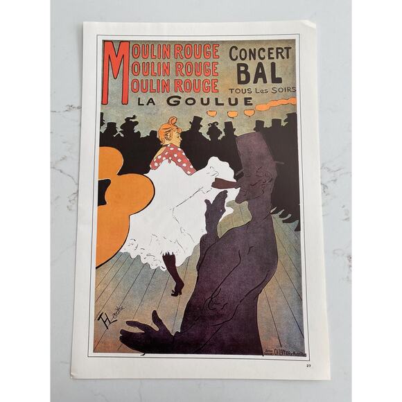 Moulin Rouge, La Goulue, Olympia, Montagnes Russes, Music Hall Posters, - Picture 1 of 5